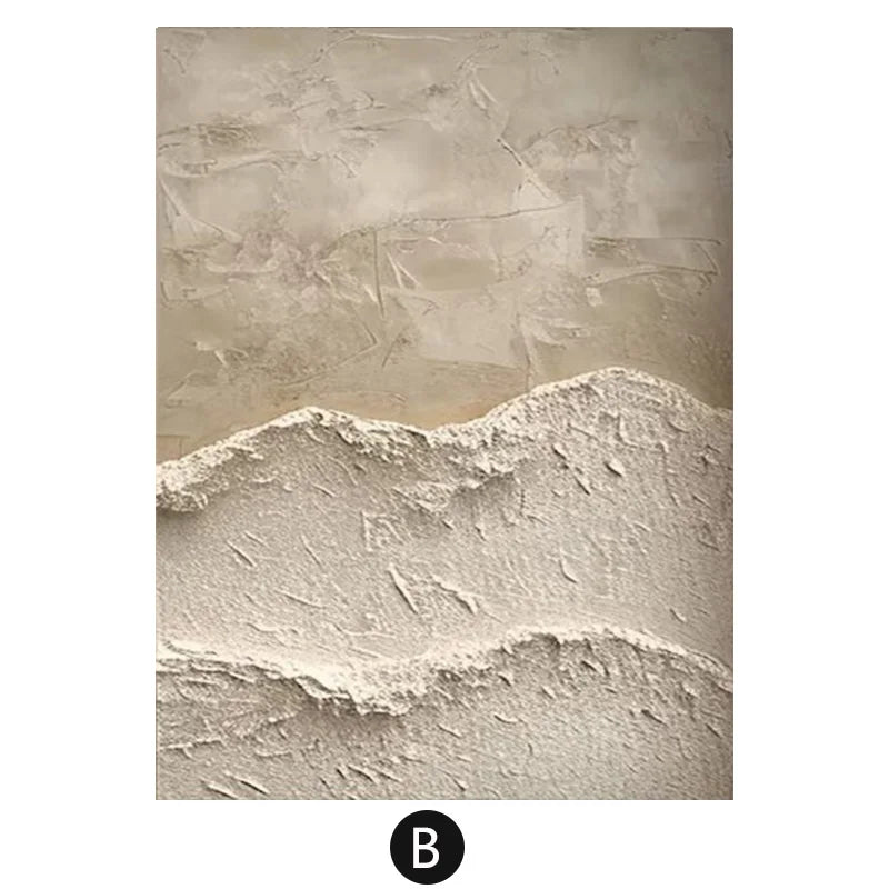 tableau abstrait moderne toile minimaliste 50x70 40x60 30x40 20x30 55x80 grungy beige gris