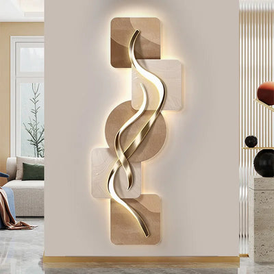 Applique murale LED design noir pour chambre noire