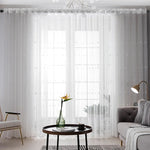 rideau brodé floral transparent classique blanc fenêtre 100cm large jusqu'à 2m haut