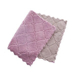 lingettes nettoyage tissées beige rose bleu vert modernes absorbantes durable cuisine