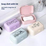 support savon couvercle violet rose bleu clair beige laundry kitchen moderne minimaliste