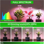 lampe led croissance plante intérieure spectre complet modes timer réglable blanc moderne