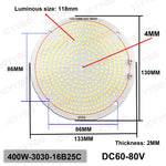 plaque led moderne blanc 6000k 300w 400w grille led fixations vis aluminium contemporainextérieur