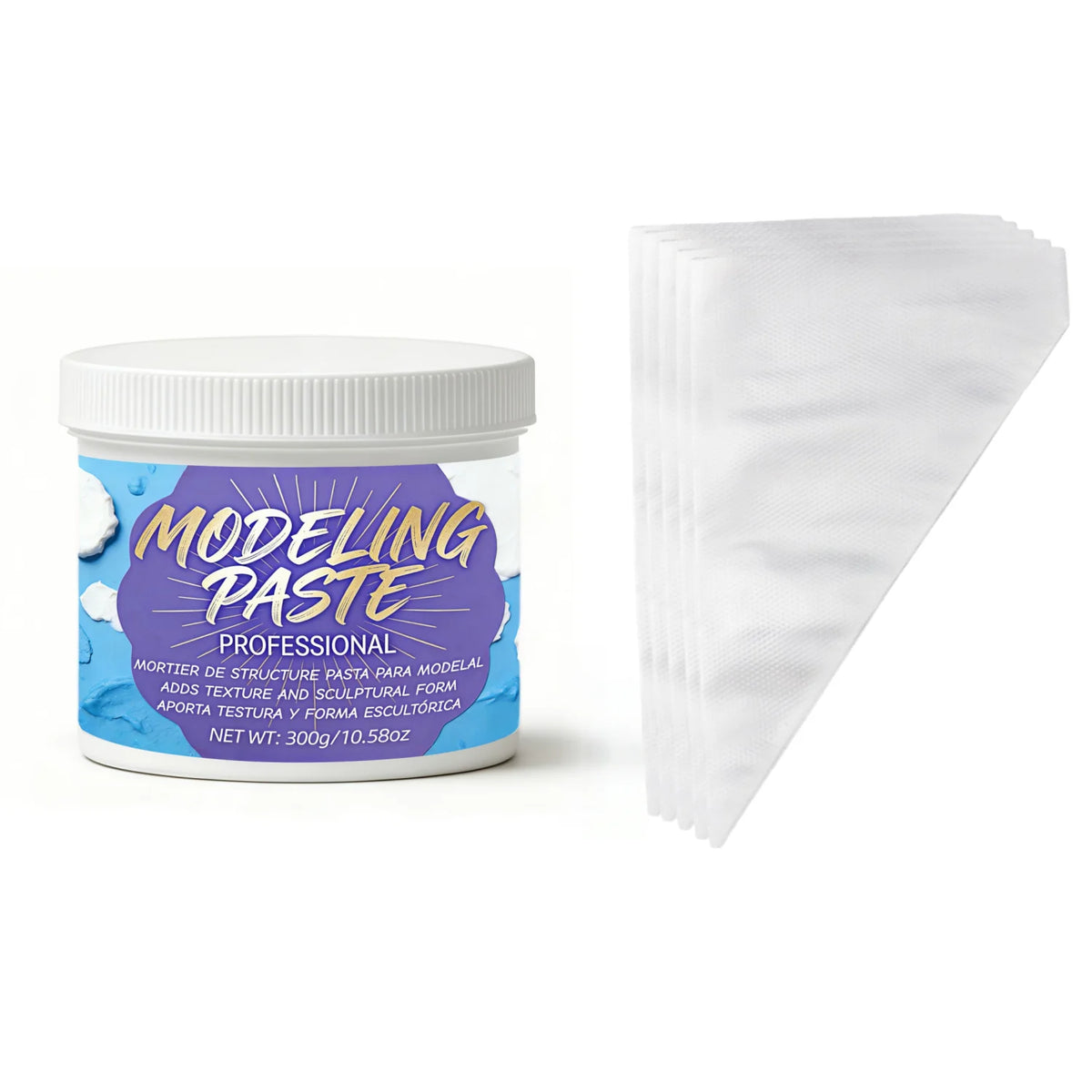 pâte modeler professionnel blanche reliefs 3d castillos feuilles adhésif artisanatOpaque artístico