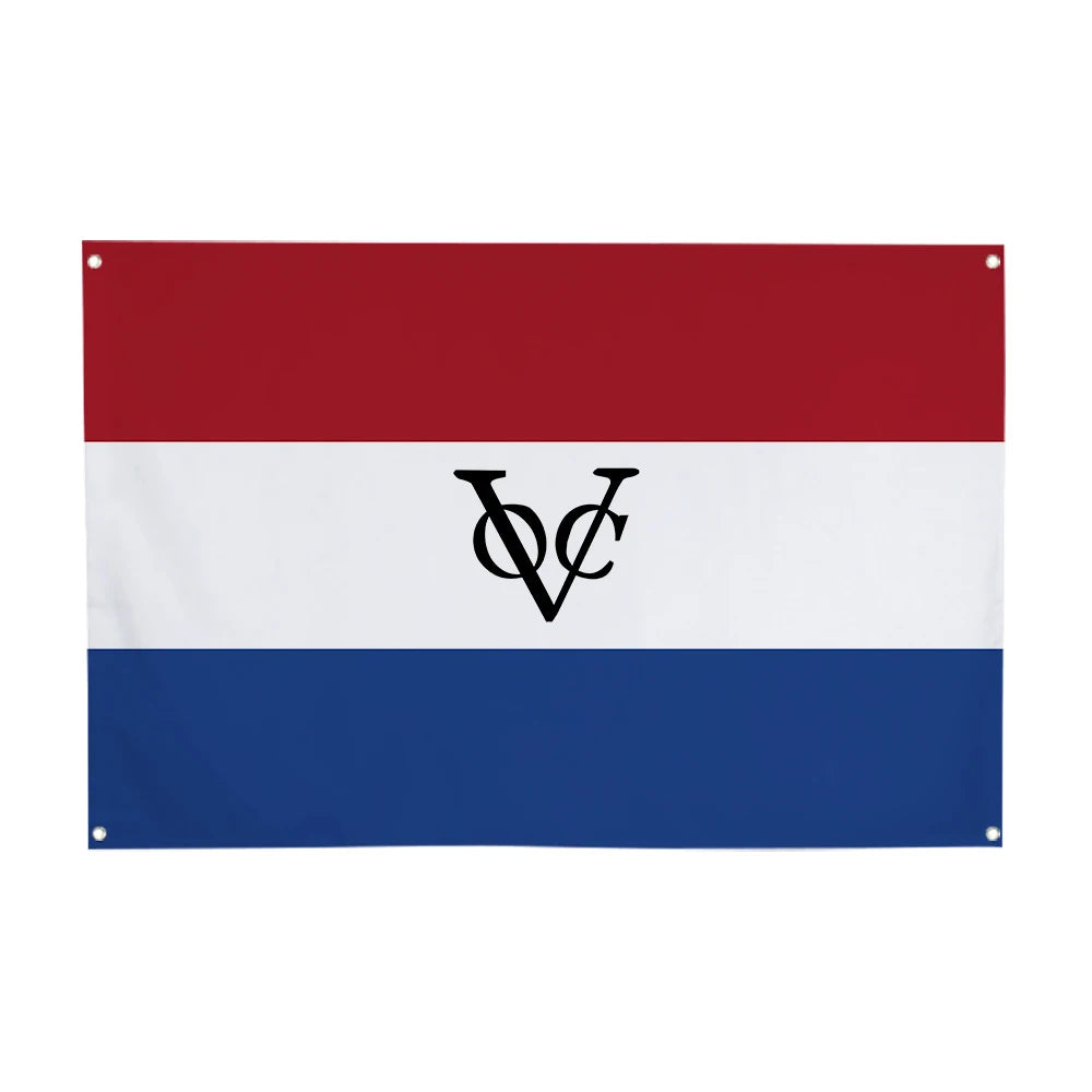 drapeau bannière historique orange blanc bleu rayures laiton décoration murale moderne polyester super tex