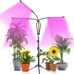 lampe led croissance plante intérieure usb réglable bouton variateur clips moderne noire aluminium