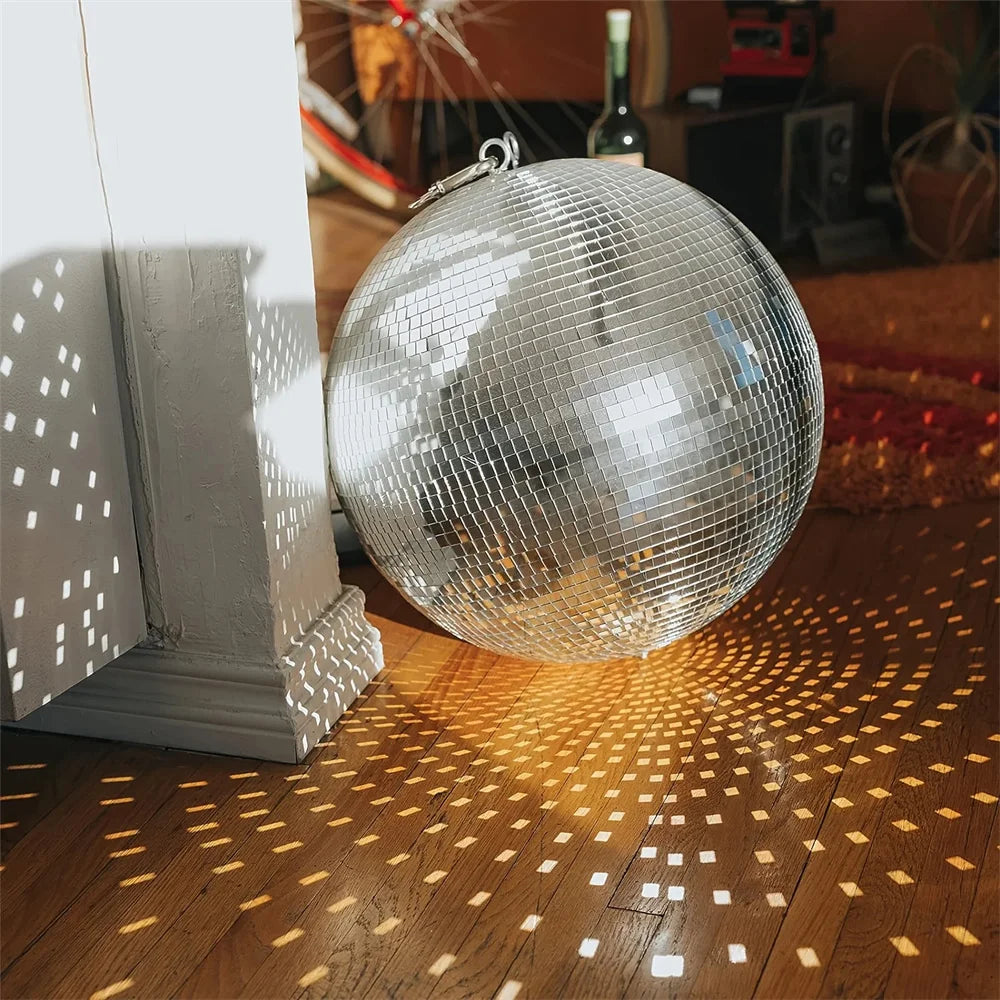 miroir mosaïque argenté doré adhésif deco fête carrés modernes opaques set