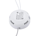 transformateur d'éclairage led driver 220v sortie 24v blanc moderne câbles 68mm opacité rond plat
