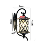 lampe murale bronze noir verre opalin classique vintage grille ajourée mur fixée interrupteur bouton