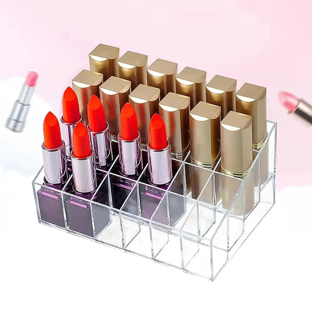 présentoir maquillage boîtes transparentes moderne 36 compartiments acrylique rechargeable
