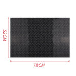tapis cuisine antidérapants résistants chaleur facile nettoyer moderne noir gris clair