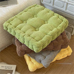 coussin carré coton épais couleurs modernes siège anti décubitus massage mémoire mousse PU polyester
