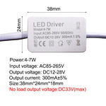 pilote led alimentation 3w 12w 18w durable facile ac85 265v rohs ccc