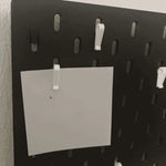 clips fixation mural blanc noir bleu moderne minimaliste 10 pièces plastique opacité simple