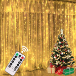 rideau lumineux led blanc chaud blanc froid multicolore moderne télécommande multifonction usb