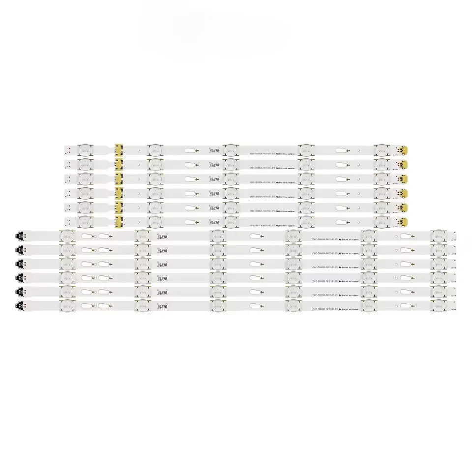 bande led rétro éclairage blanc moderne 3v connecteurs boutons commandes 12 pièces
