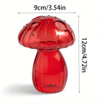 vases champignons transparents couleurs vives décoration intérieure moderne ornement floral arrondi brillant