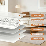 ruban decoratif autoadhesif moderne motif croix grecque blanc or 50cm large elastique decore intérieur