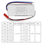 pilote led driver constant current blanc moderne câbles jst 10v 50v ac165v 265v 3w