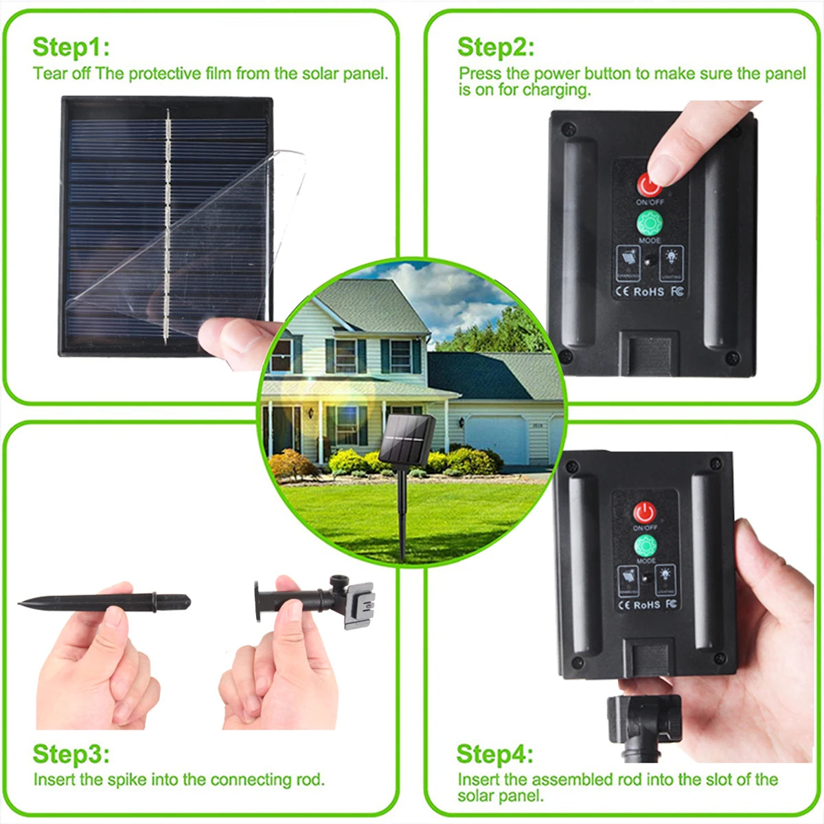 guirlande lumineuse solaire fil cuivre led dorée moderne décoration extérieure jardin festives télécommande