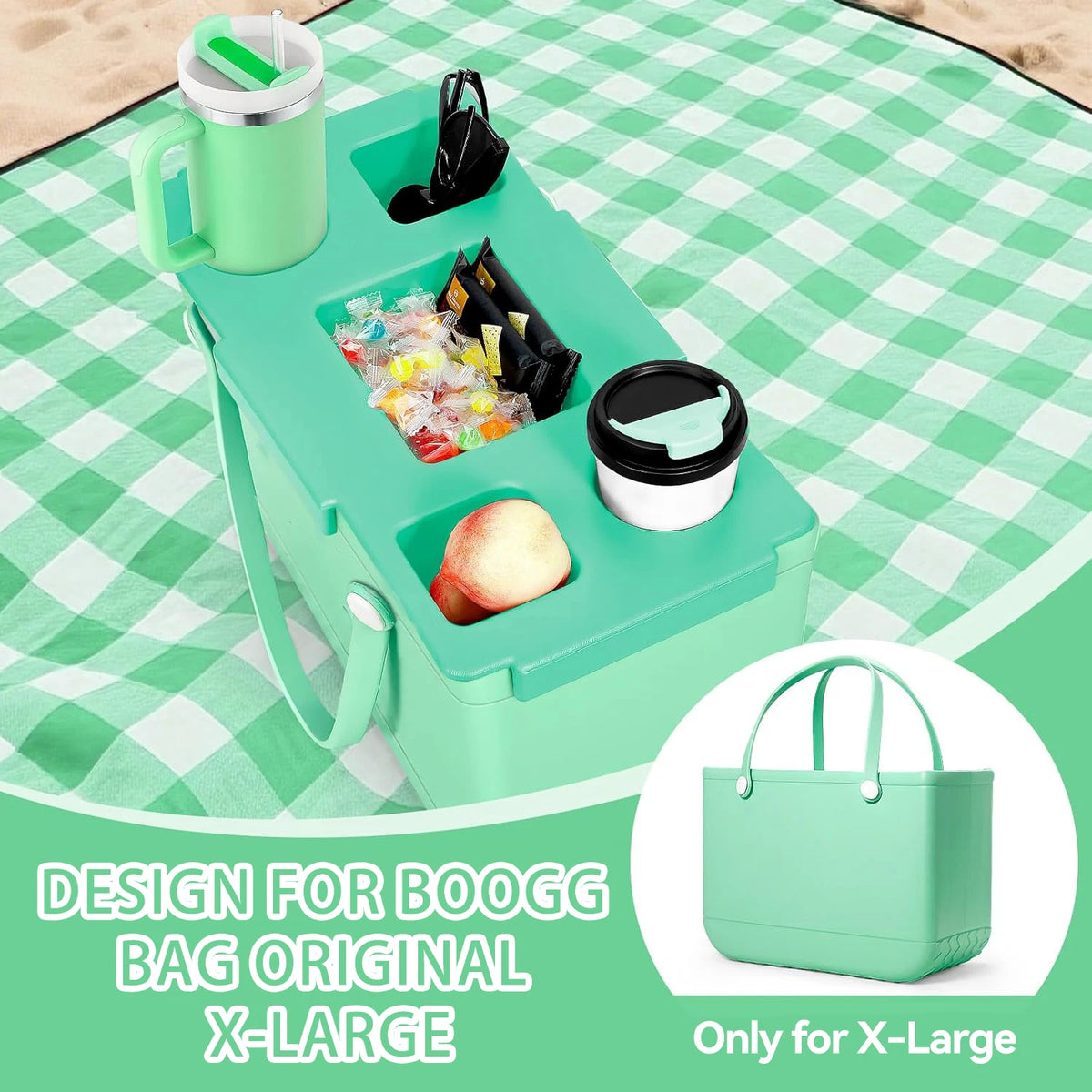 support sac main vert pastel respectueux environnement utilisation multiple moderne deux tasses stanley