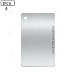 planche découper acier inoxydable lisse moderne poignées intégrées argenté utilitaire double face qualité alimentaire