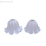 abat jour blanc plissé moderne opaque ø42 h113l190 e27 eclairage chambre salon