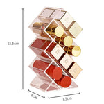 présentoir transparent rouge lèvres organisateur maquillage pinceaux crèmes poudres moderne minimaliste acrylic