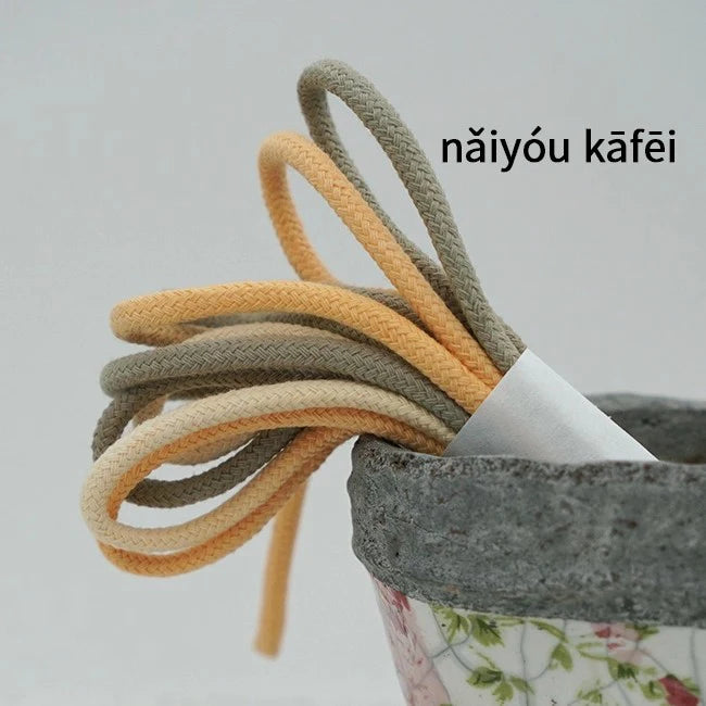 corde macramé multicolore tressée 100 coton 3.3 yds haute ténacité créative artisanale pastel rose