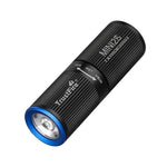 lampe poche rechargeable led 220 lumens 2w mode zoom annneau cle smartphone