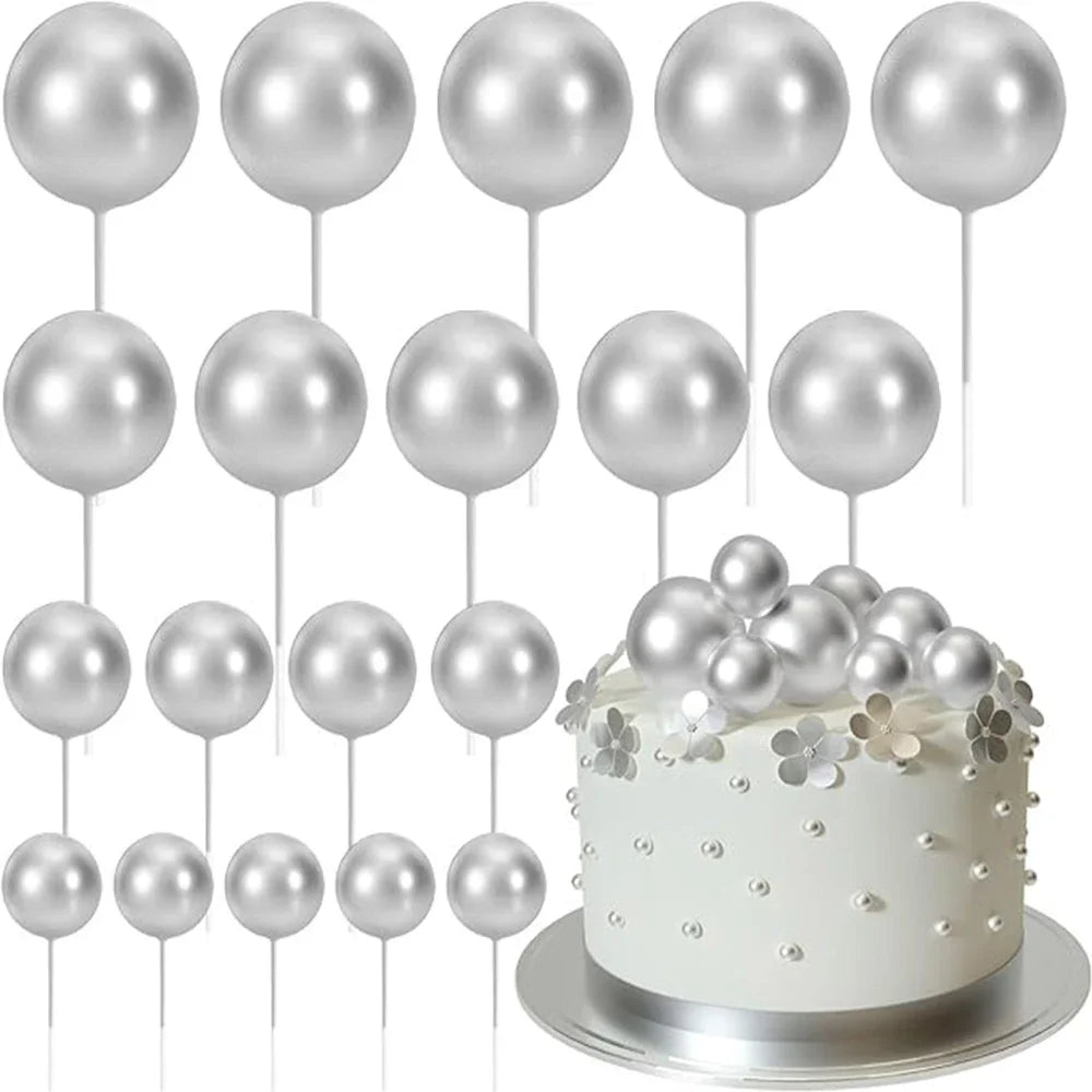 boules décoratives or rondes brillantes moderne anniversaire mariage noël baptême
