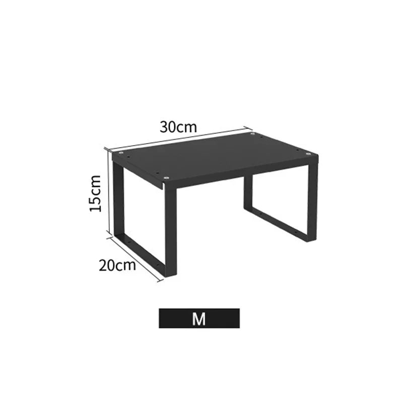 étagère cuisine métal moderne noir structure simple réutilisable multipurpose