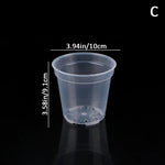 Pots semis transparents trou drainage moderne pratique couvercle