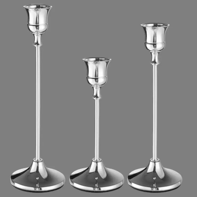 bougeoirs modernes or noir rose doré simples minimalistes décoration maison