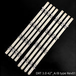 bandes rétroéclairage led blancs modernes écran lcd 42 pouces pièces métalliques