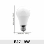 lot ampoules led blanches culot e27 moderne éclairage intérieur salon maison blanc chaud