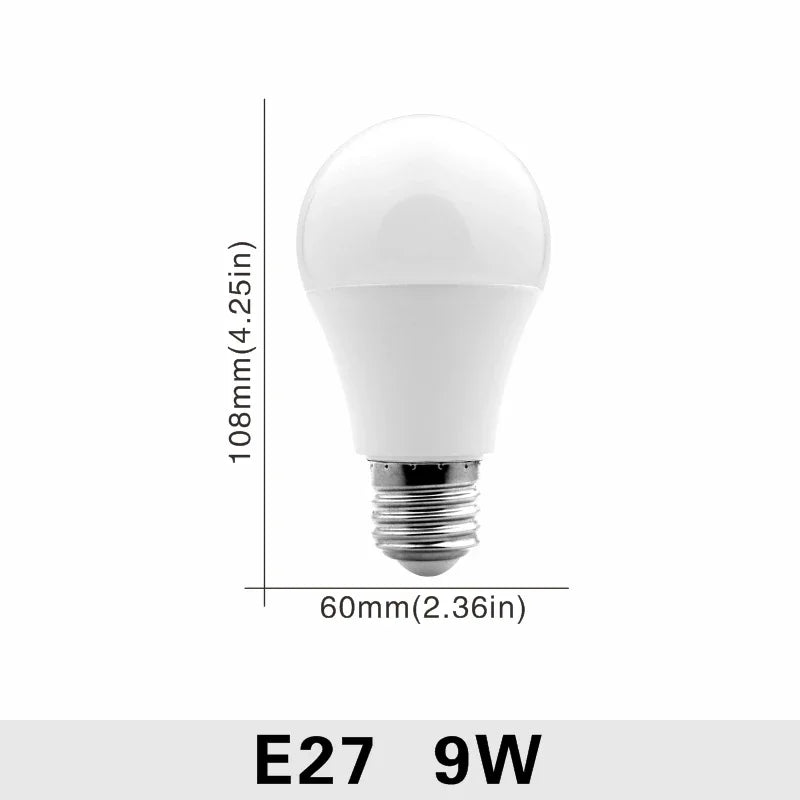 lot ampoules led blanches culot e27 moderne éclairage intérieur salon maison blanc chaud