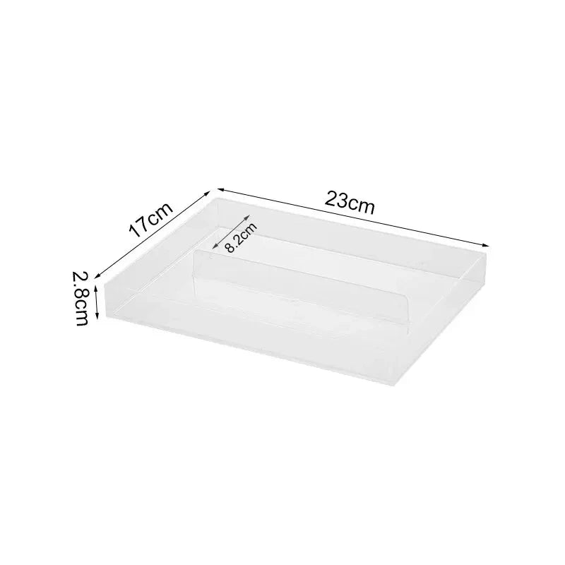 boîtes rangement jouets blanc transparent modernes réutilisables respectueux environnement cosmétiques articles divers poignées noires