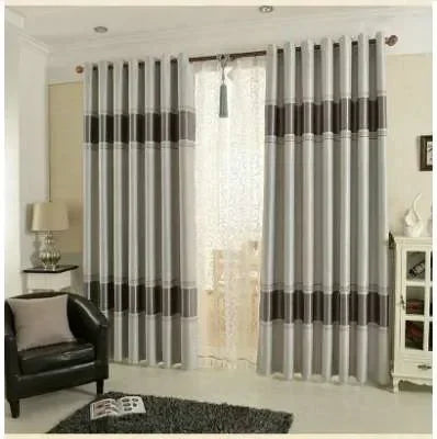 rideaux violet gris vert moderne rayures motifs floraux opaques tassel inclusion