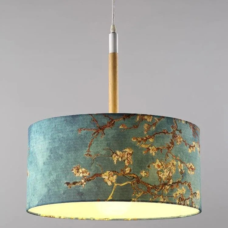 Suspension lumineuse moderne noir uni marron foncé bleu clair doré pince suspension chambre salon
