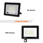 projecteur led moderne noir ip66 extérieur mur capteur mouvement interrupteurs rotatifs adjustableSENSORES