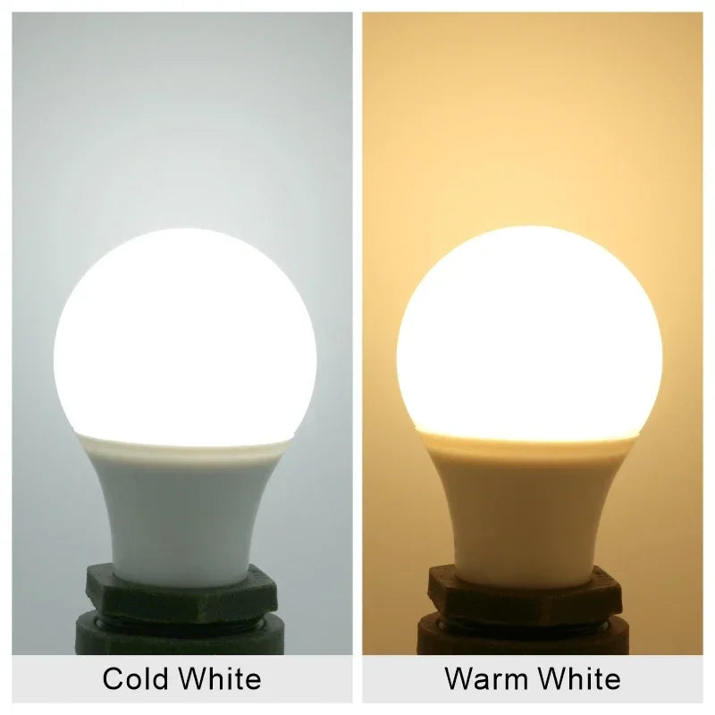 ampoule led e27 basse tension blanc chaud froid intérieur salon moderne décoration maison