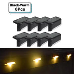 lampe solaire extérieure led noir moderne étanche autonome vis fixations jardin patio