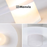 lampe table led blanc rouge noir moderne minimaliste touch control interrupteurversible