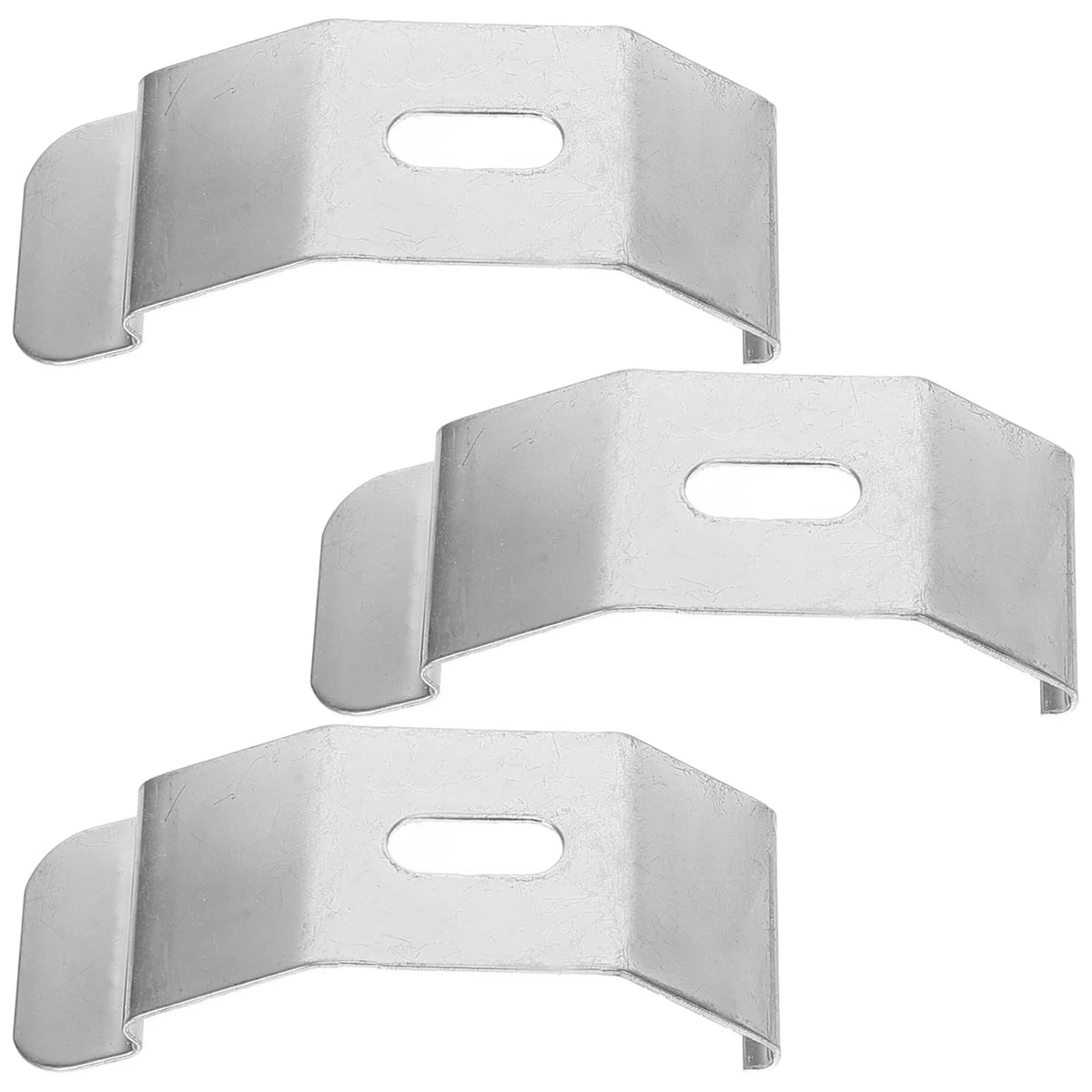 clips métalliques argentés moderne fixation stores rideau outils bricolage montages blinds brackets