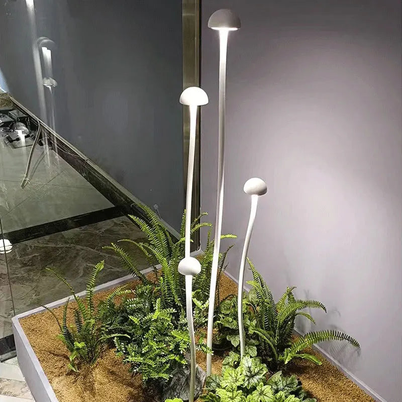 lampe solaire blanc moderne fixations extérieure contemporaine lumière jardin électrique
