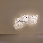 lampe murale moderne bois blanc rayures noires éclairage led rétractable têtes 180cm 260cm