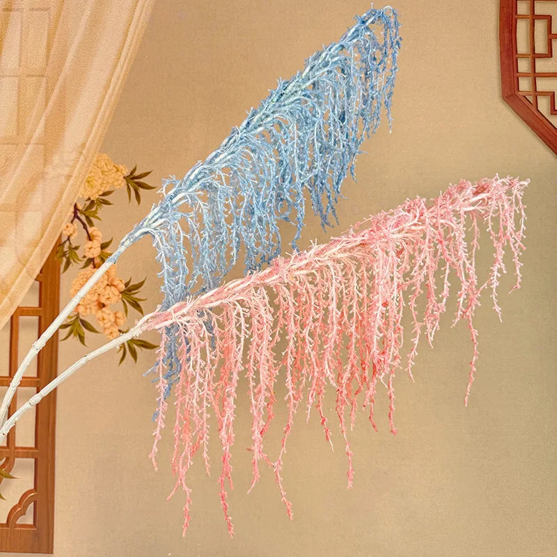 plume artificielle blanche verte bleue rose rouge jaune moderne décoration intérieure extérieure festive