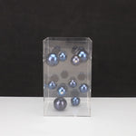 boules décoration modernes brillantes mates or rouge bleu argent clips salon chambre