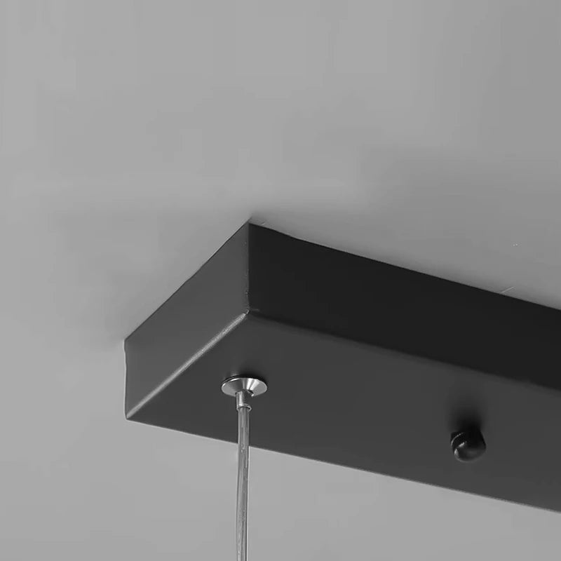 suspension lumineuse moderne led blanc noir doré ondulé minimaliste